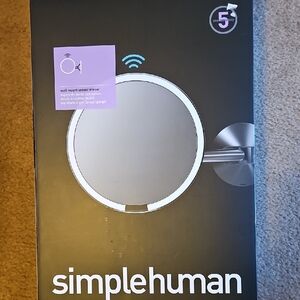 simplehuman Wall Mount Sensor Mirror - Silver
